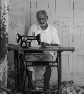 tailor working in Pushkar