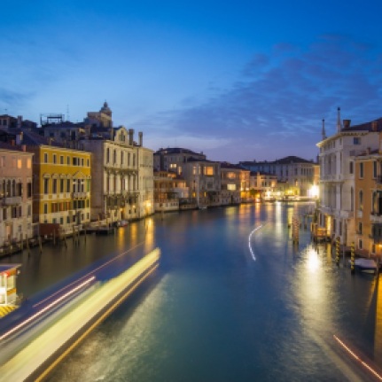 Grand Canal Blue Hour from Accademia