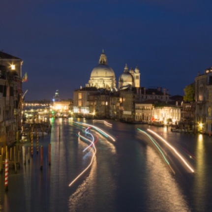 Grand Canal blue hour from Accademia