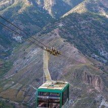 The Copper Canyon cable car