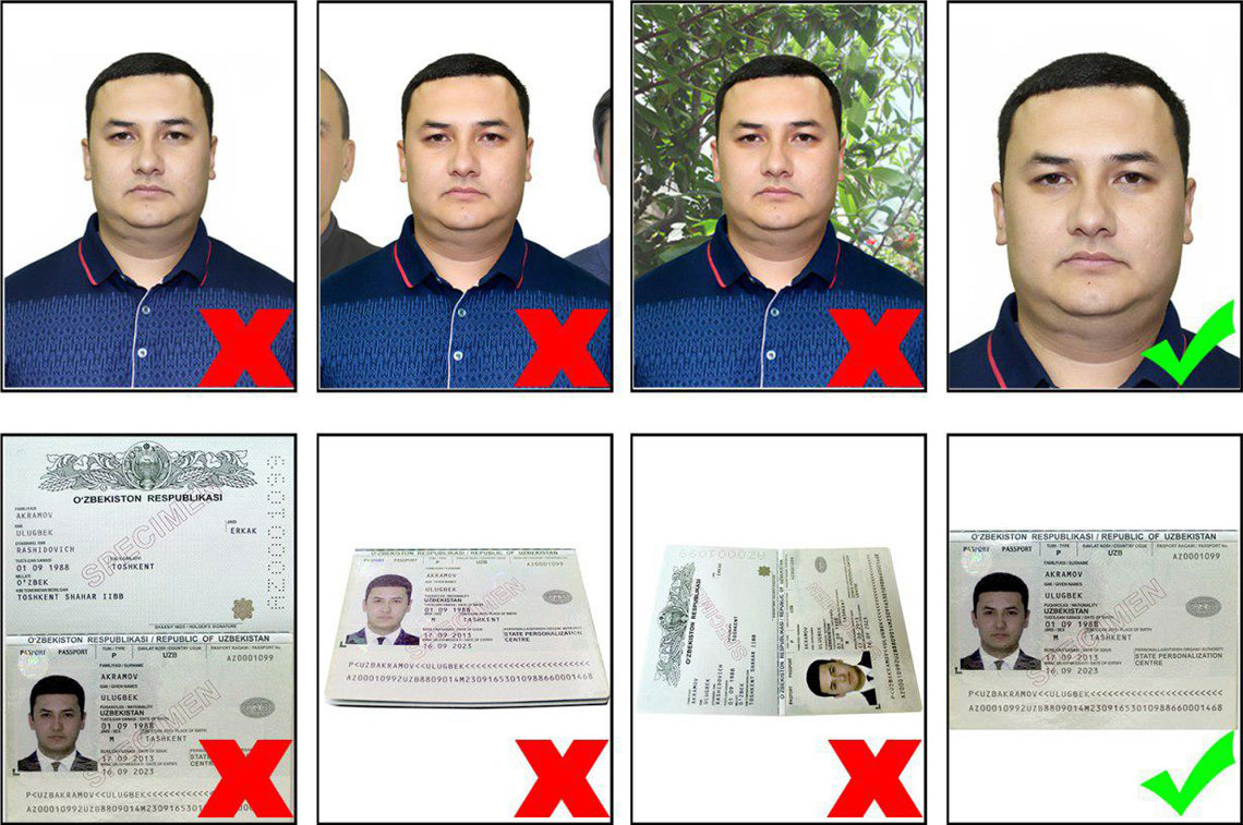 Uzbek Visa photo problems
